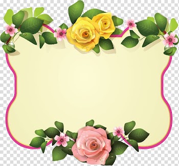 Frames Valentine's Day Rose, border transparent background PNG clipart