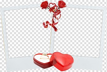 Frames , valentine's day transparent background PNG clipart