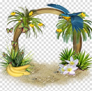 Frames Watercolor painting, exotic transparent background PNG clipart