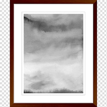 Frames Watercolor painting Printing Sky White, Watercolour sky transparent background PNG clipart