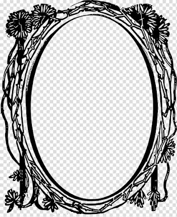 Frames Window , Flower circle Frame transparent background PNG clipart