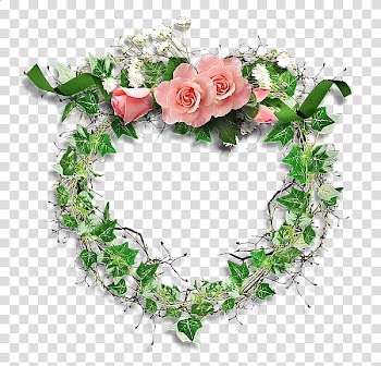 Frames Window Paper Rose Flower, ivy transparent background PNG clipart