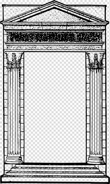 Frames Window Roman temple Ancient Roman architecture , temple transparent background PNG clipart
