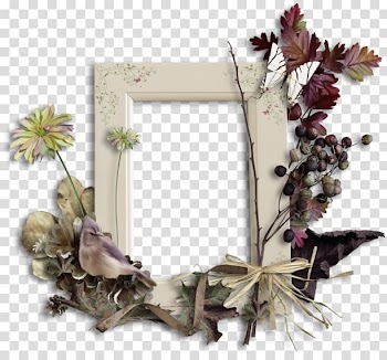 Frames Winter cluster Silver Flower, silver transparent background PNG clipart