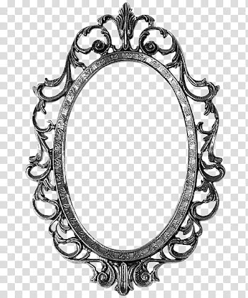 Frames zip, oblong gray metal frame illustration transparent background PNG clipart