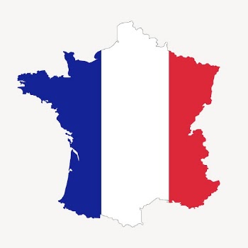 France map flag collage element, | Free PSD - rawpixel