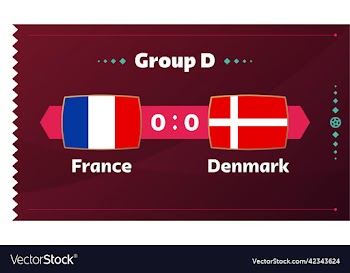 france vs denmark football 2022 group d world