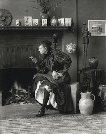Frances Benjamin Johnston's Self-Portrait (as | Free Photo - rawpixel