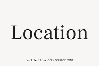 Frank Ruhl Libre open source | Free Font Add-on - rawpixel