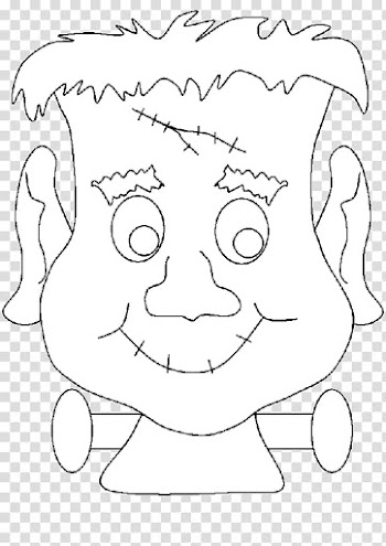 Frankenstein's monster Coloring book Halloween Child, Halloween transparent background PNG clipart