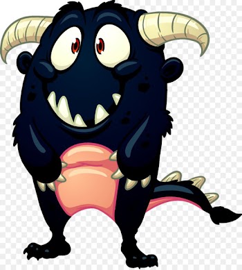 Frankensteins monster Clip art - Cartoon little monster horns 
