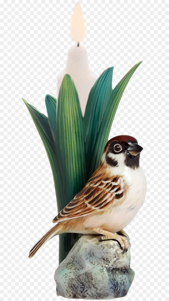 Franz Collection Tree Sparrow Vase Porcelain Ceramic - vase 
