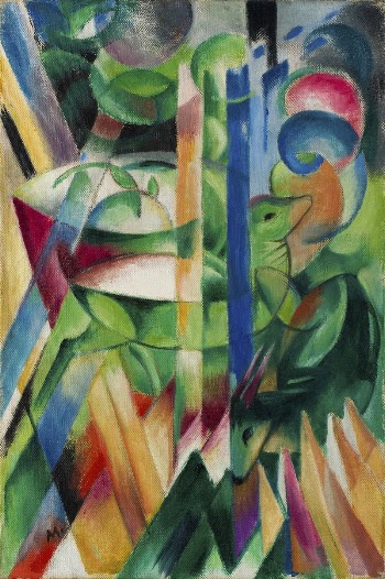 Franz Marc's The Little Mountain | Free Photo - rawpixel