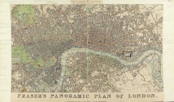 Fraser's Panoramic Plan of London | Free Photo - rawpixel