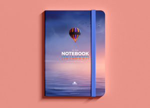 Free A4 Notebook Mockup PSD notebook 