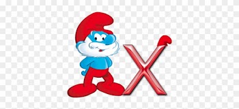 Free Alphabet, Smurf Alphabet, A-z, Png Graphics, Letter - Papa Smurf