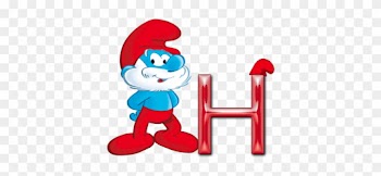 Free Alphabet, Smurf Alphabet, A-z, Png Graphics, Letter - Smurfs The Four Smurftastic Episodes Dvd