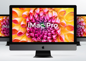 Free Apple iMac Pro Mockup PSD Template ( pro pro ima 