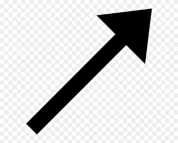 Free Arrow Clipart Transparent Background - Arrow Pointing Diagonally Up