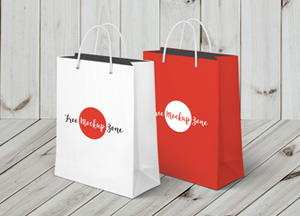 Free Awesome Shopping Bag Mockup 
