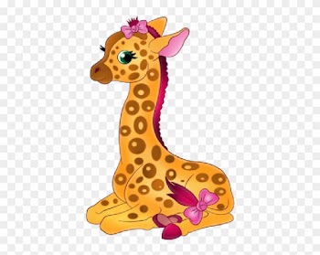 Free Baby Giraffe Clipart Of Baby Giraffe Clipart 8 - Baby Girl Giraffe
