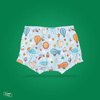 Free baby pants mockup