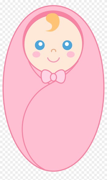 Free Baby Shower Clip Art For Invitations - Draw A Newborn Baby