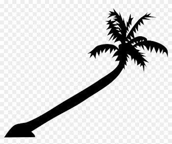 Free Bent Palm Tree Clipart Clipart And Vector Image - Custom License Plate 7 X 4"
