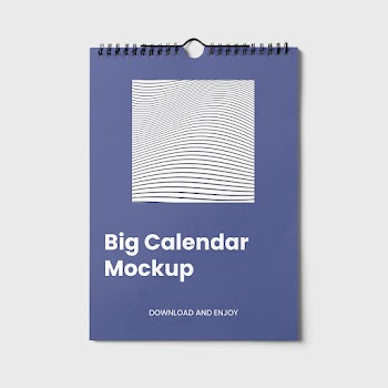 Free Big Calendar Mockup
