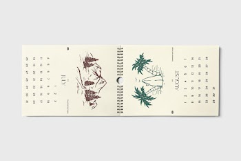 Free Big Open Calendar Mockup