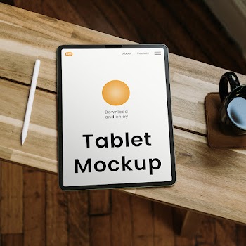 Free Big Tablet Mockup