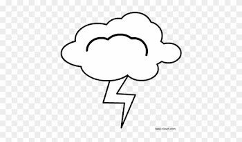 Free Black And White Cloud Clip Art - Icandigit Tree And Landscape