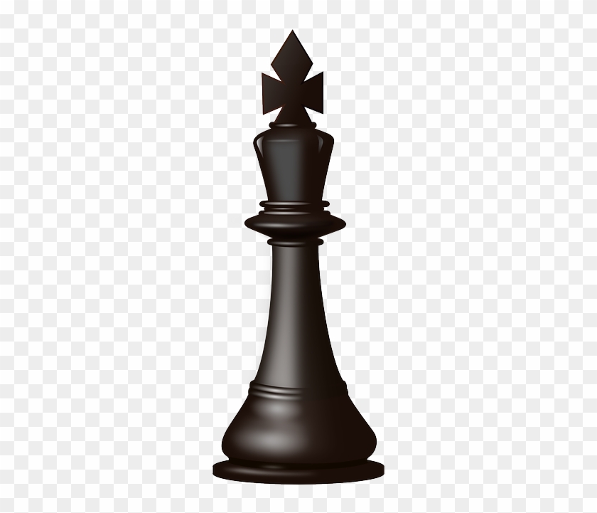 Free Black King Chess Piece Clip Art - Chess Piece King Png