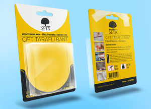 Free Blister Pack PSD Mockup seta nola a ca ft tarafli bant seta cfi tarafli bant 