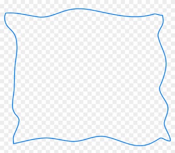Free Blue Border - Squiggle Border Png