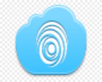 Free Blue Cloud Finger Print - Stock.xchng