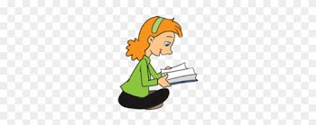 Free Book Exchange Clipart - Girl With A Book Cartoon