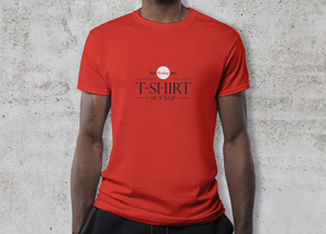 Free Boy Wearing T-Shirt Mockup PSD 2019 t-shirt -mockup 