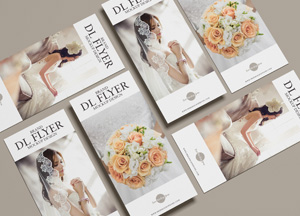 Free Brand Dl PSD Flyer Mockup Design Vol 2 dl dl flyer dl flyer dl f dl flyer 