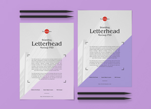 Free Branding Letterhead Mockup PSD letterhead hec letterhead macp no 