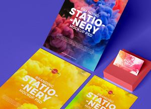 Free Branding Stationery Mockup PSD 2019 branding statio- -nery mockup psd statio enery branding statio -ne branding statio- -nery moc mockup psd 
