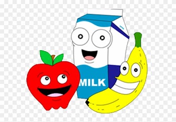 Free Breakfast All Year - Healthy Food Images Cartoon