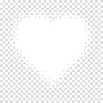 FREE Brushes en, heart-shaped white transparent background PNG clipart
