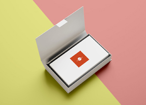Free Business Cards in Box Mockup PSD 2018 