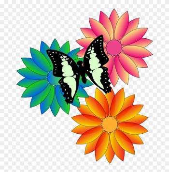Free Butterfly And Flowers - Animated Flowers And Butterflies