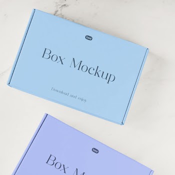 Free Cardboard Box Mockups