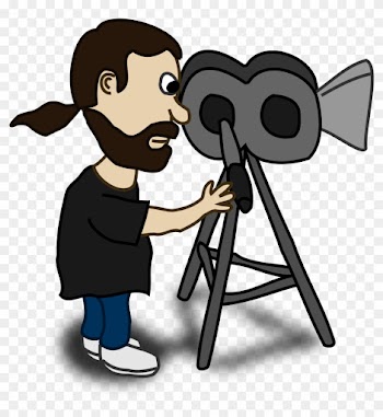 Free Cartoon Movie Director Clip Art - Director Camera Png