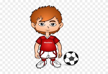 Free Cartoon Soccer Player Clip Art - Soccer Player Clipart