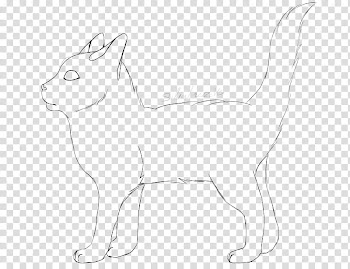 FREE Cat Lines, cat sketch transparent background PNG clipart