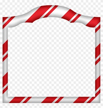 Free Christmas Picture Border Frames - Candy Cane Border Clip Art
